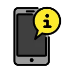 Mobile Info SVG Icon